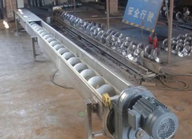 WLS型無軸螺旋輸送機